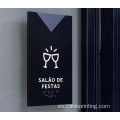 letrero de ADA personalizado Cartas elevadas